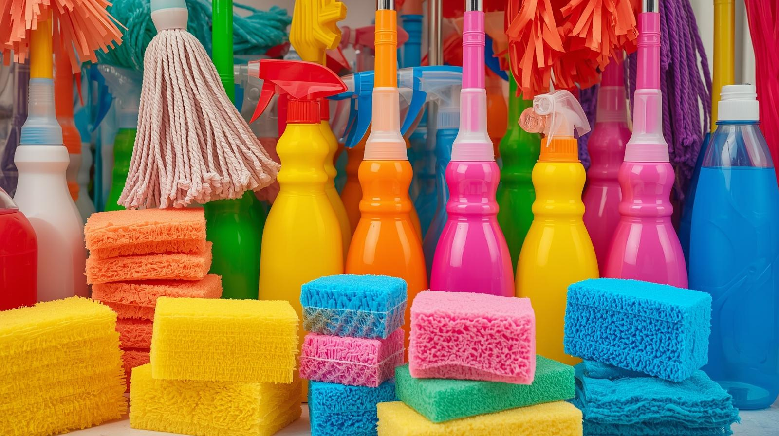 Bright clean bottles